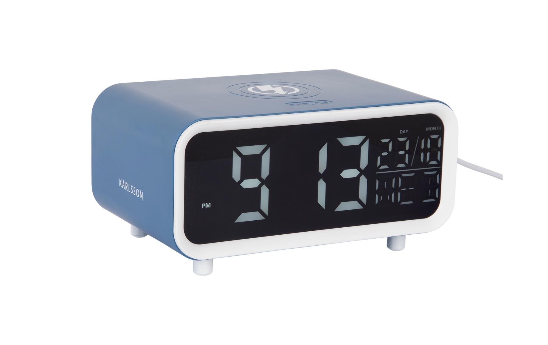 KARLSSON Digitalwecker Chunky Classic blue