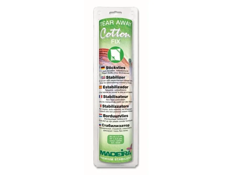 Madeira Stickvlies Tear Aways Cotton Fix 1 Stück Madeira Stickvlies Tear Aways Cotton Fix 1 Stück