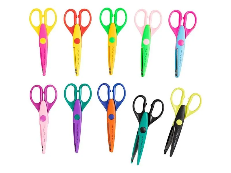 Creativ Company Musterschere, 16 cm, 10 Stück