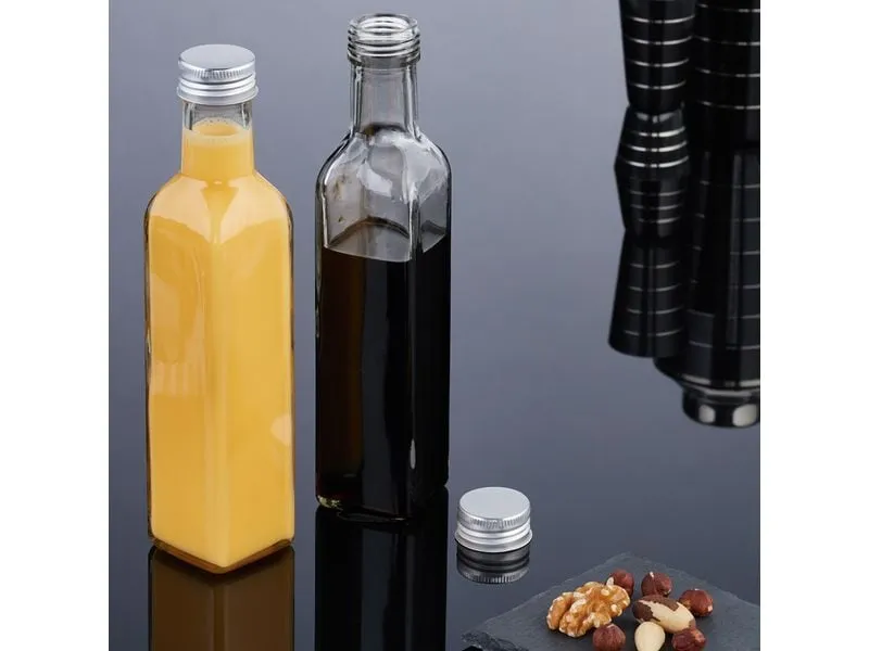 relaxdays Einmachflasche 250 ml, 8 Stück