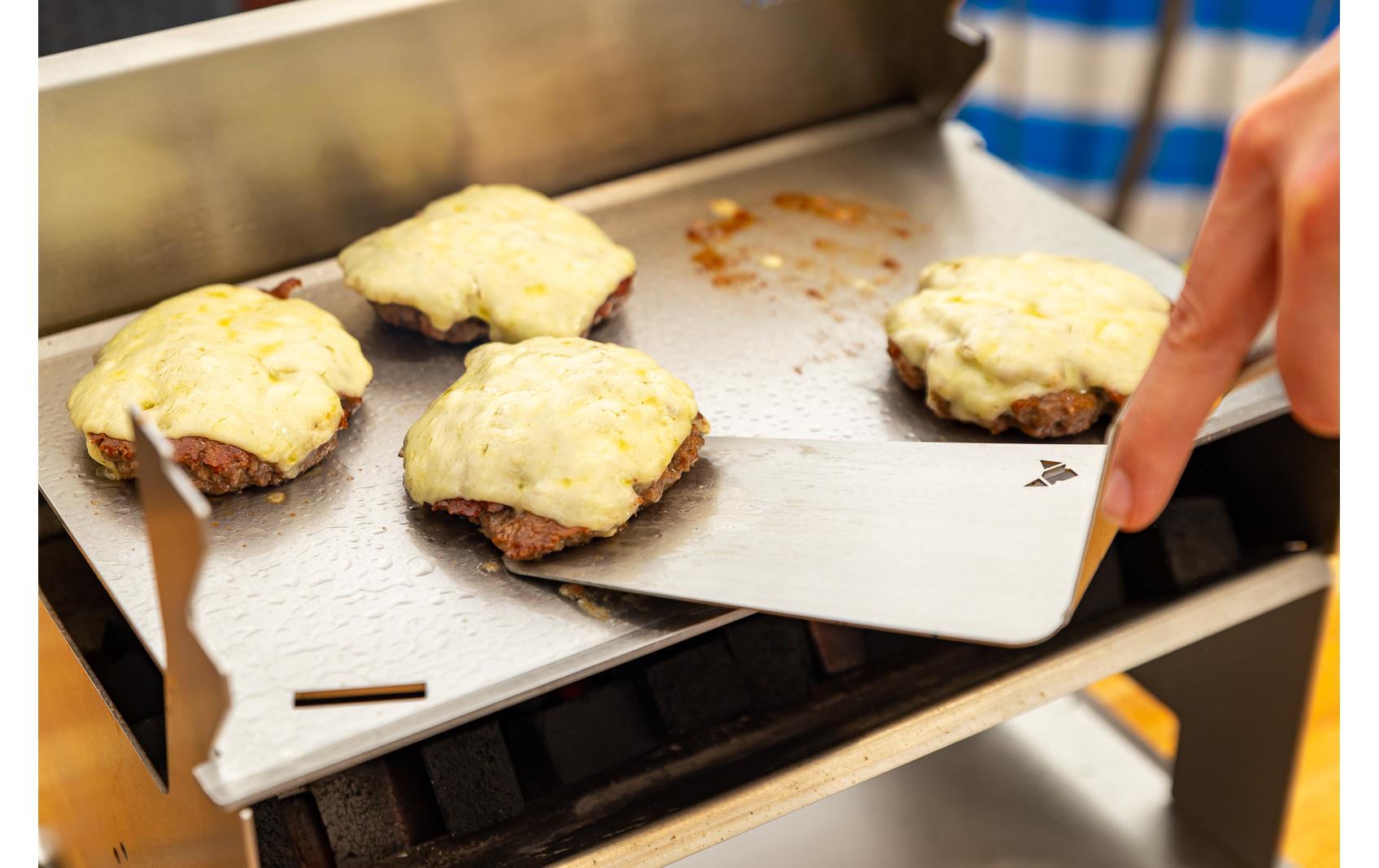 Fennek Grill Burgerwender Silber