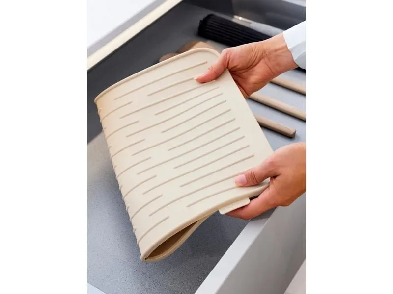 Brabantia Abtropfmatte Beige
