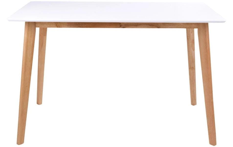 House Nordic Tisch Vojens 120 x 75 cm, Braun/Weiss