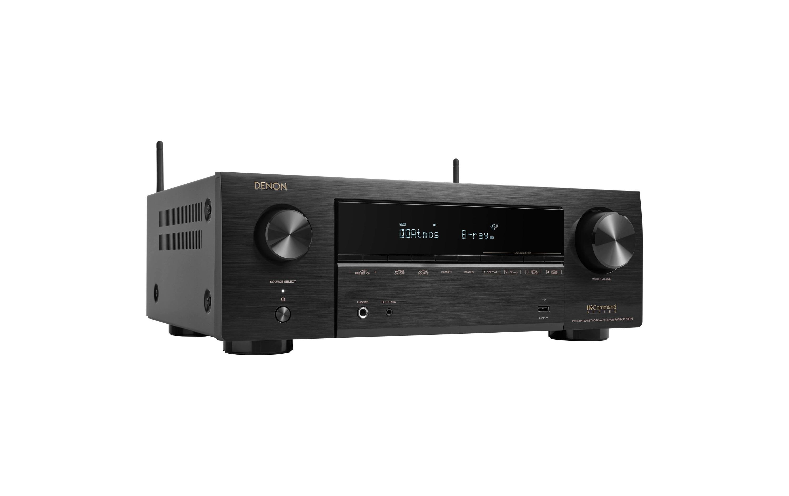 Denon AV-Receiver AVR-X1700H DAB Schwarz