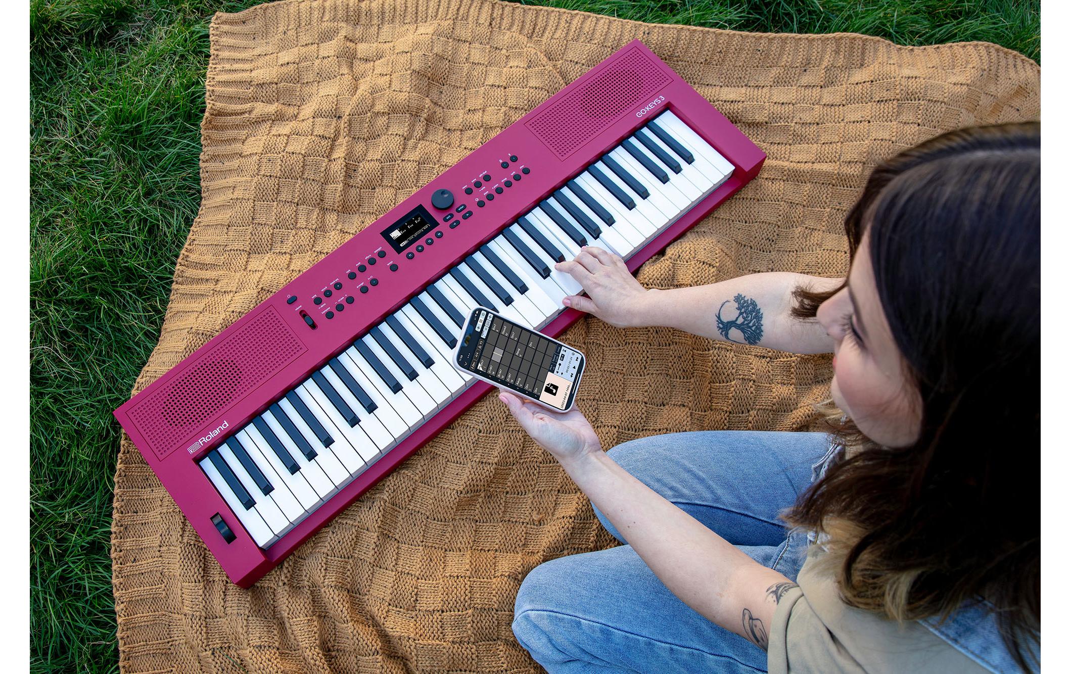 Roland Keyboard GO:KEYS 3 Rot Roland Keyboard GO:KEYS 3 Rot