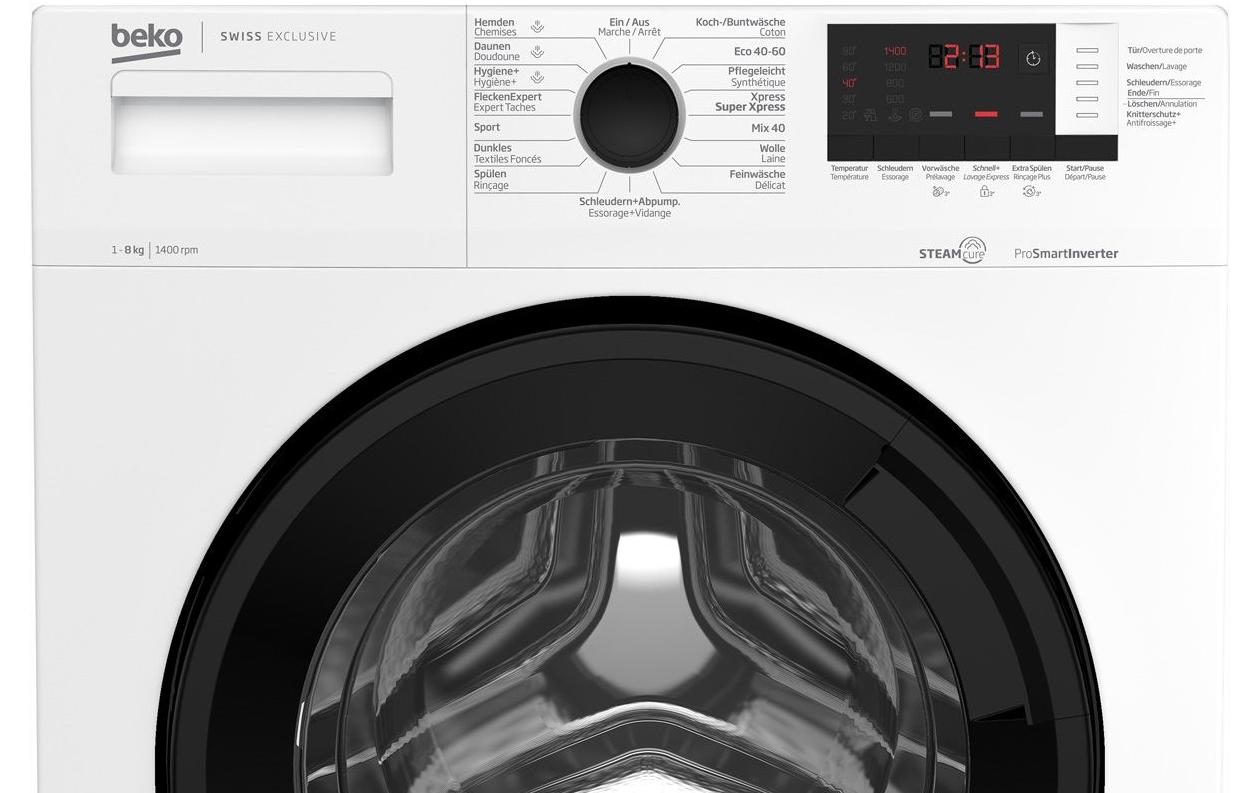 Beko Waschmaschine WM215 Links
