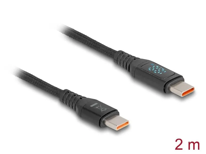 Delock USB-Ladekabel 88136 USB C - USB C 1.2 m