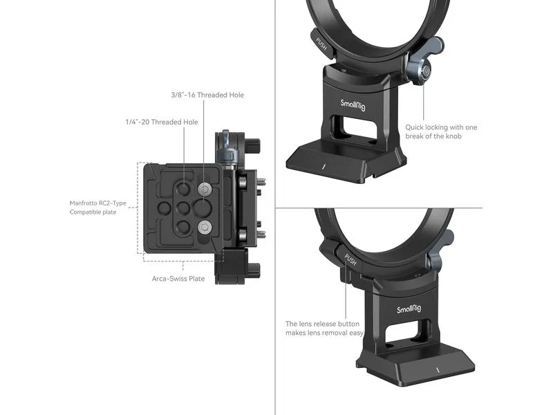Smallrig Horizontal-zu-Vertikal-Montageplatte