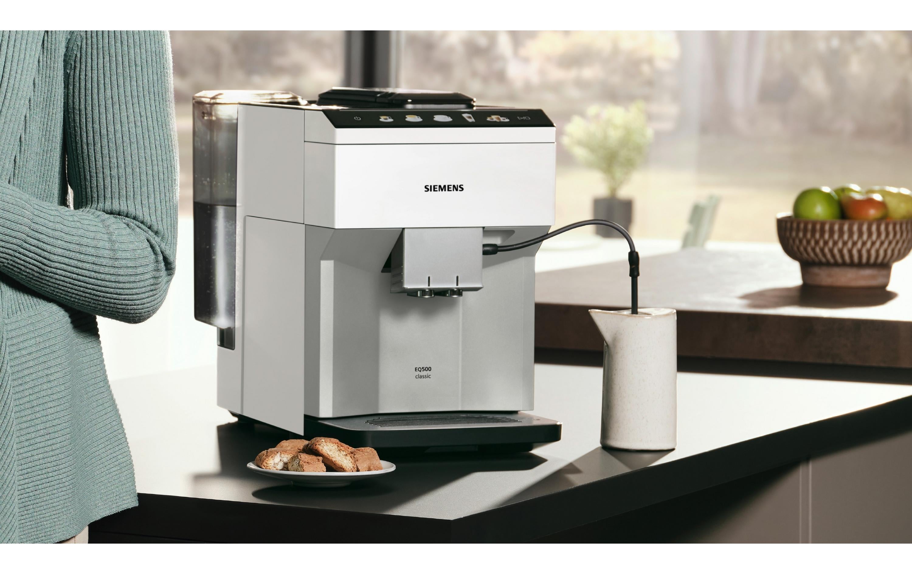 Siemens Kaffeevollautomat EQ500 Classic TP515D02 Weiss