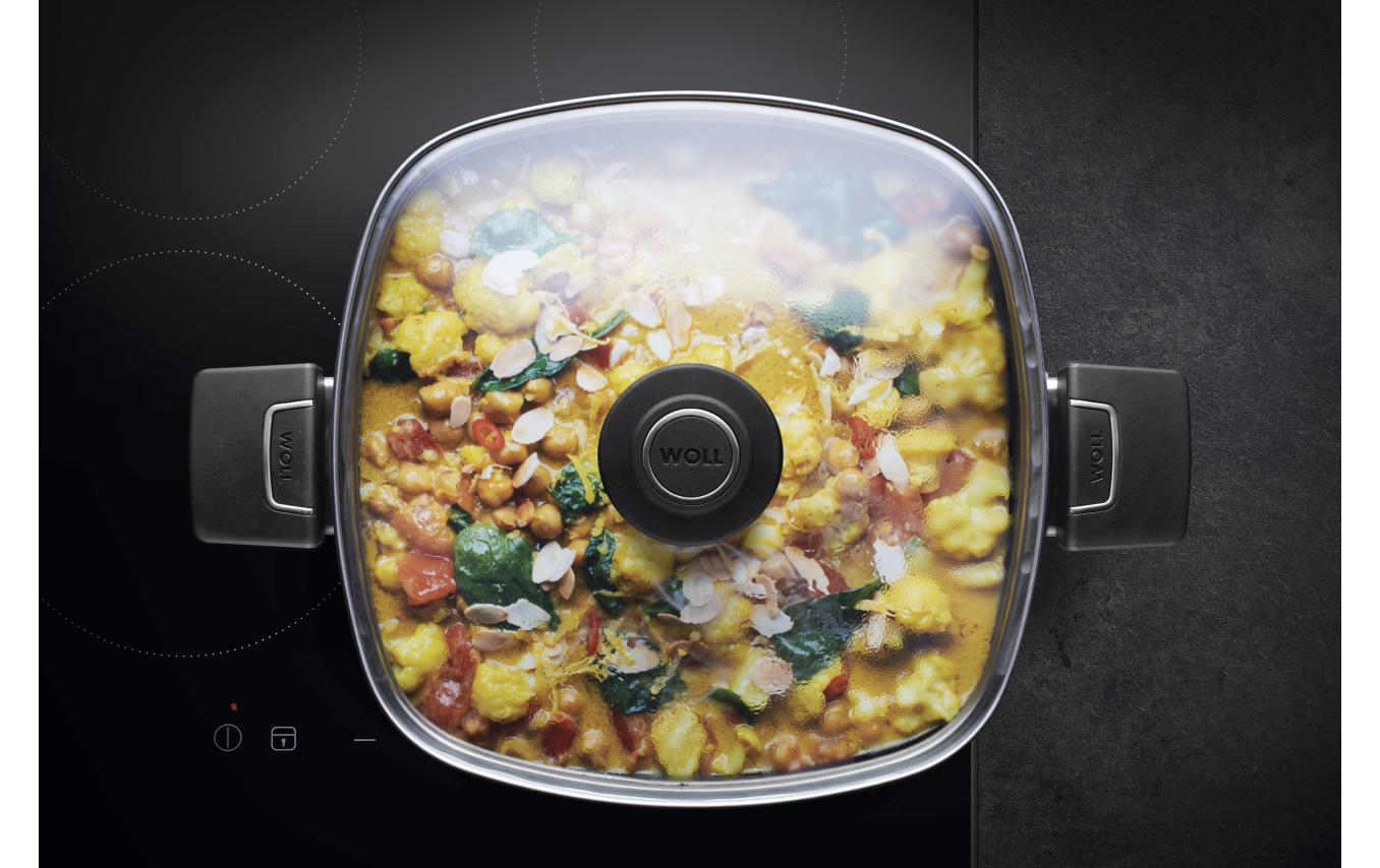 Woll Pfannendeckel 28 x 28 cm, Transparent