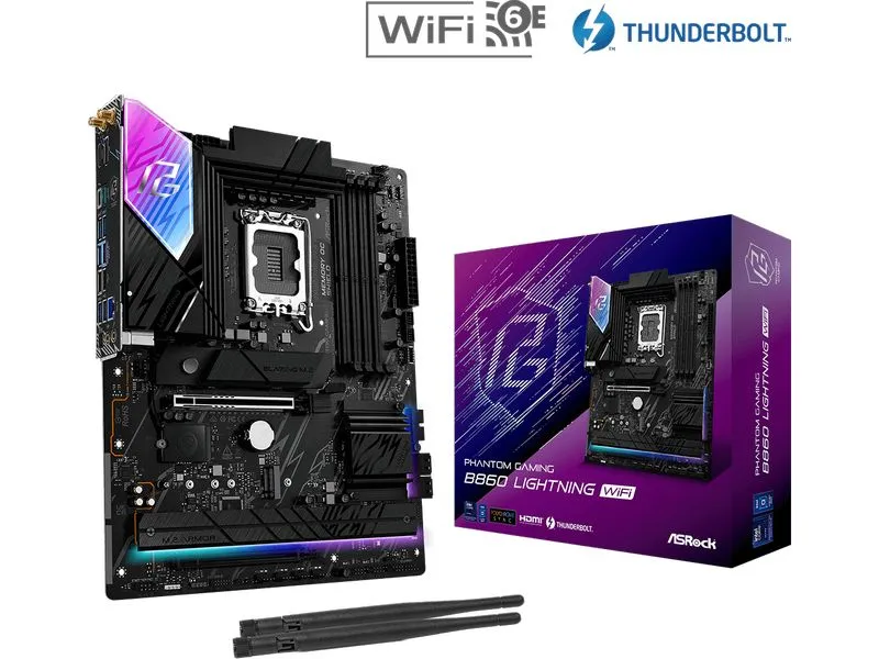 ASRock Mainboard B860 LIGHTNING WIFI ASRock Mainboard B860 LIGHTNING WIFI