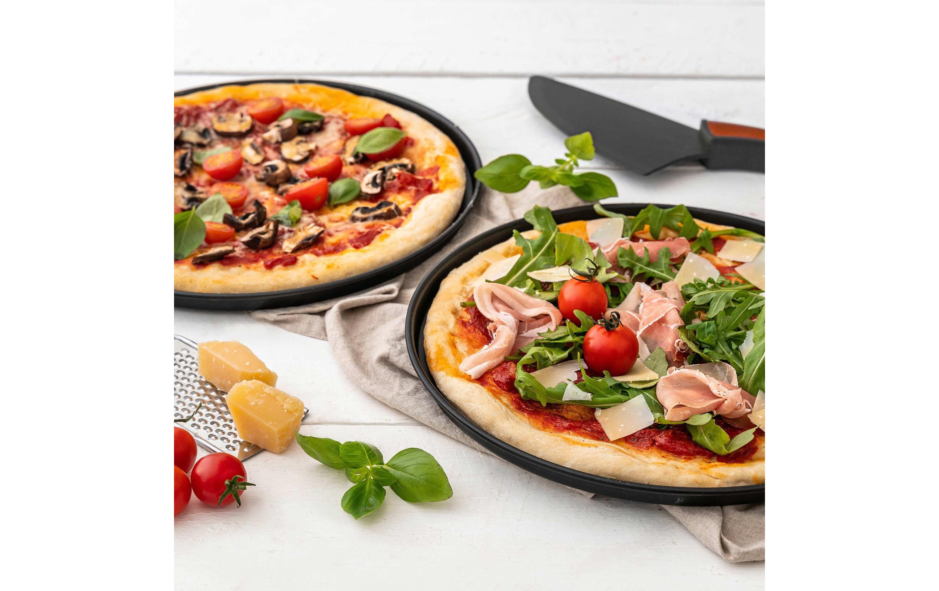 Zenker Pizzablech Special – Countries Ø 29 cm, 3-teilig