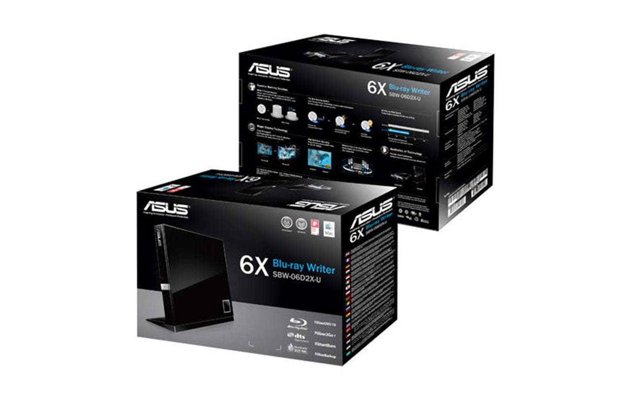 ASUS Blu-Ray-Brenner SBW-06D2X-U