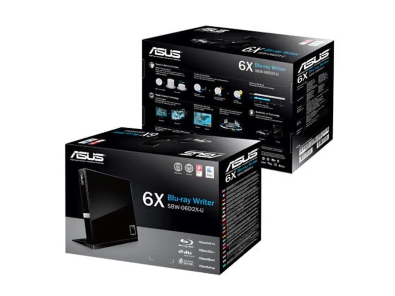 ASUS Blu-Ray-Brenner SBW-06D2X-U ASUS Blu-Ray-Brenner SBW-06D2X-U