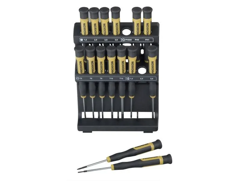 Proxxon Industrial Schraubenzieher-Set MICRO 15-teilig