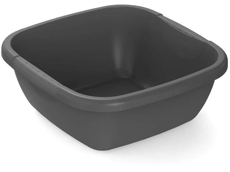 Rotho Becken Daily eckig, 8 l, Schwarz Rotho Becken Daily eckig, 8 l, Schwarz