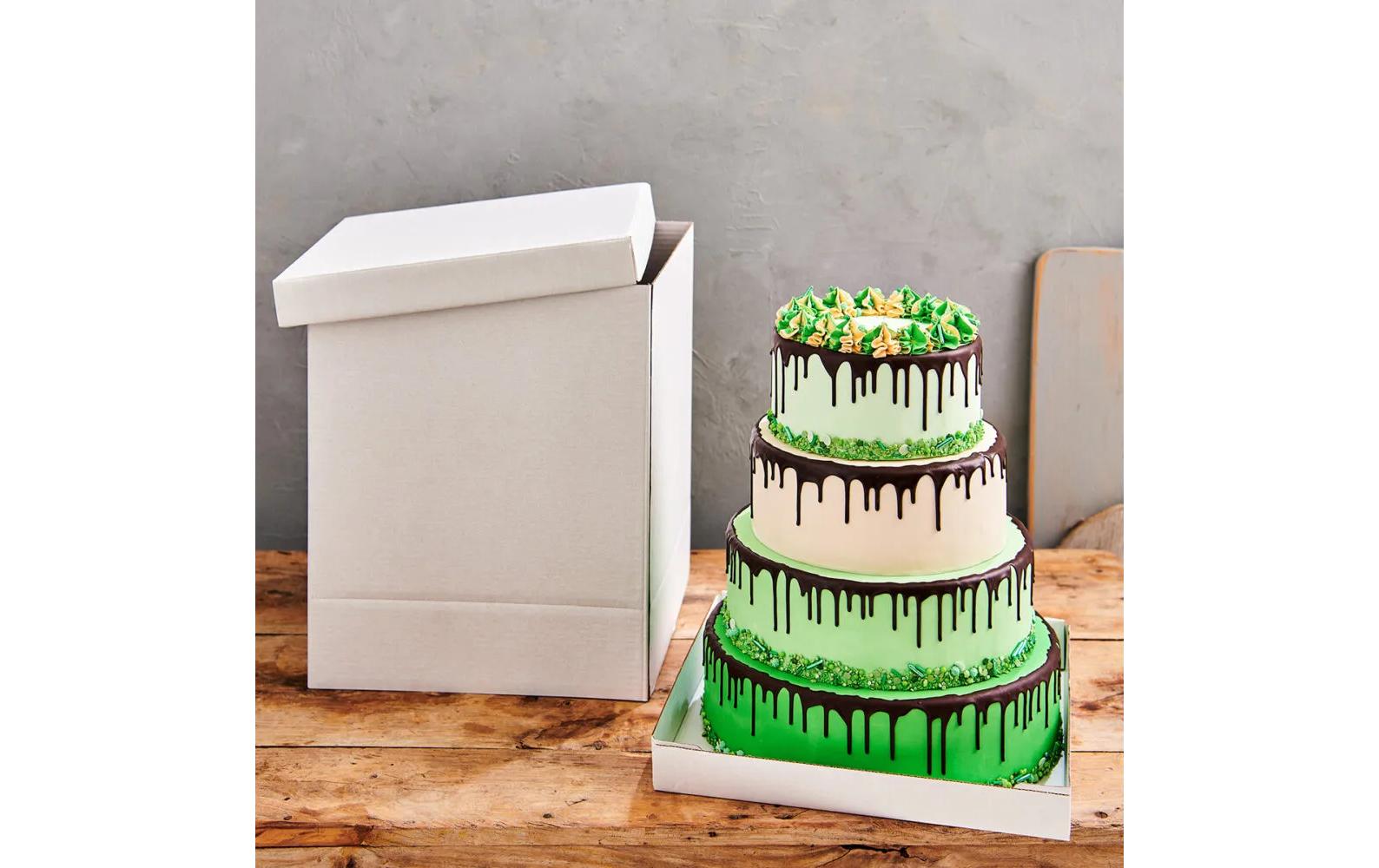 Funcakes Tortenbox weiss 37 x 37 x 45 cm