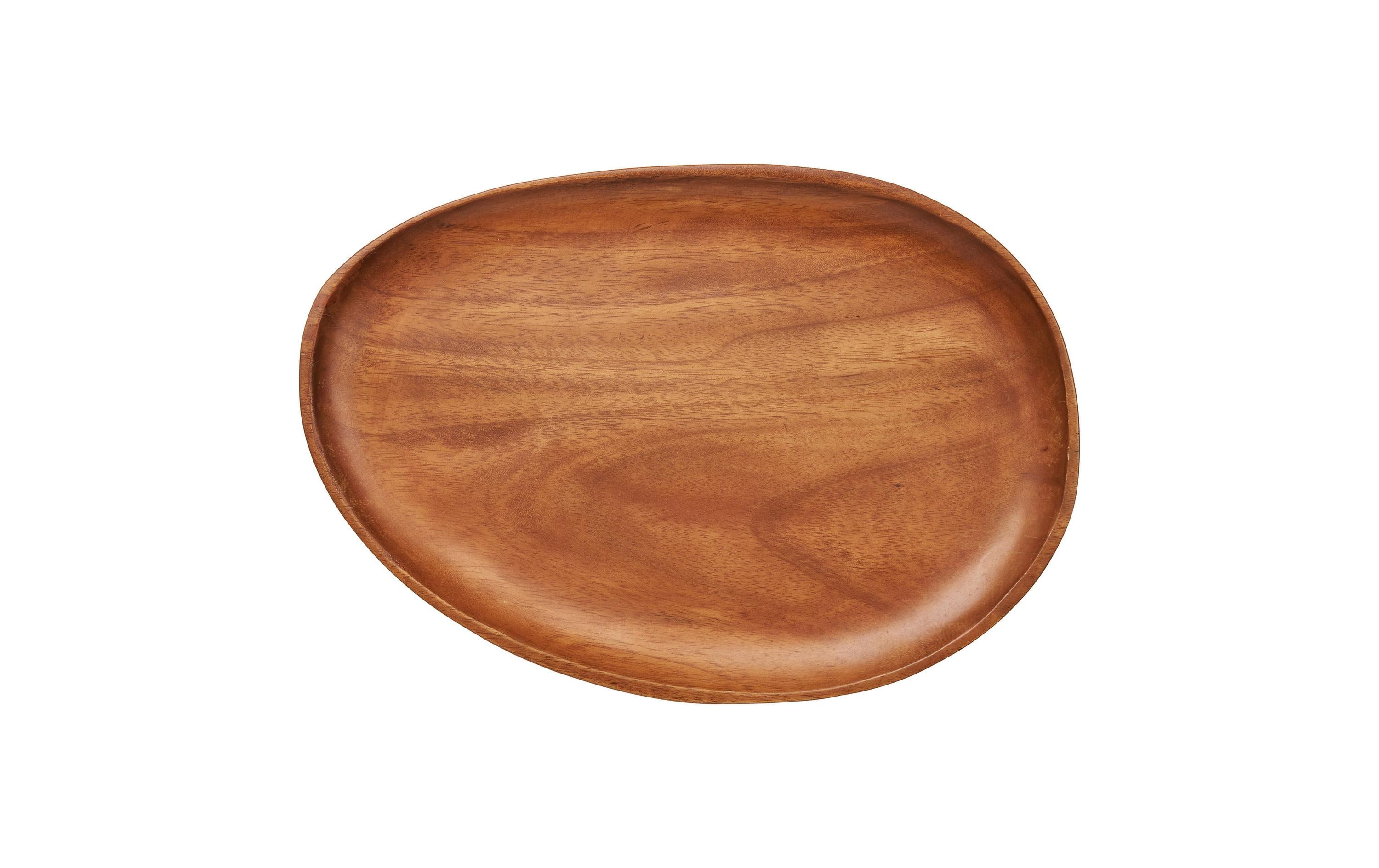 House Nordic Serviertablett Tray 39.5 x 28 x 2.5 cm, Nature