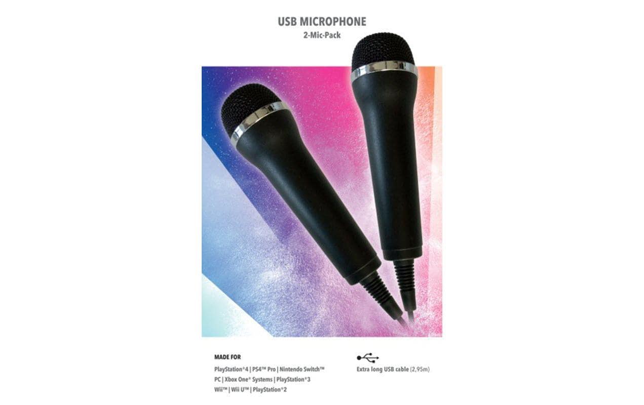 Deep Silver Mikrofon für Karaoke Games (2er-Set)