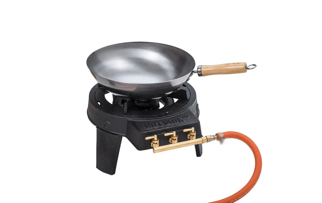 Hot Wok Original 7 kW + Regler & Wok Hochleistungs-Wok-Set