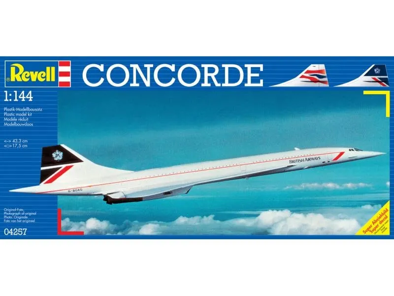 Revell Bausatz Concorde British Airways 1:144 Revell Bausatz Concorde British Airways 1:144