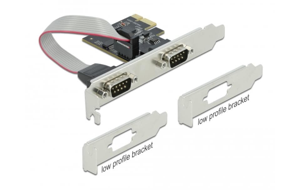 Delock PCI-Express-Karte 90001 2x Seriell / RS-232 Delock PCI-Express-Karte 90001 2x Seriell / RS-232