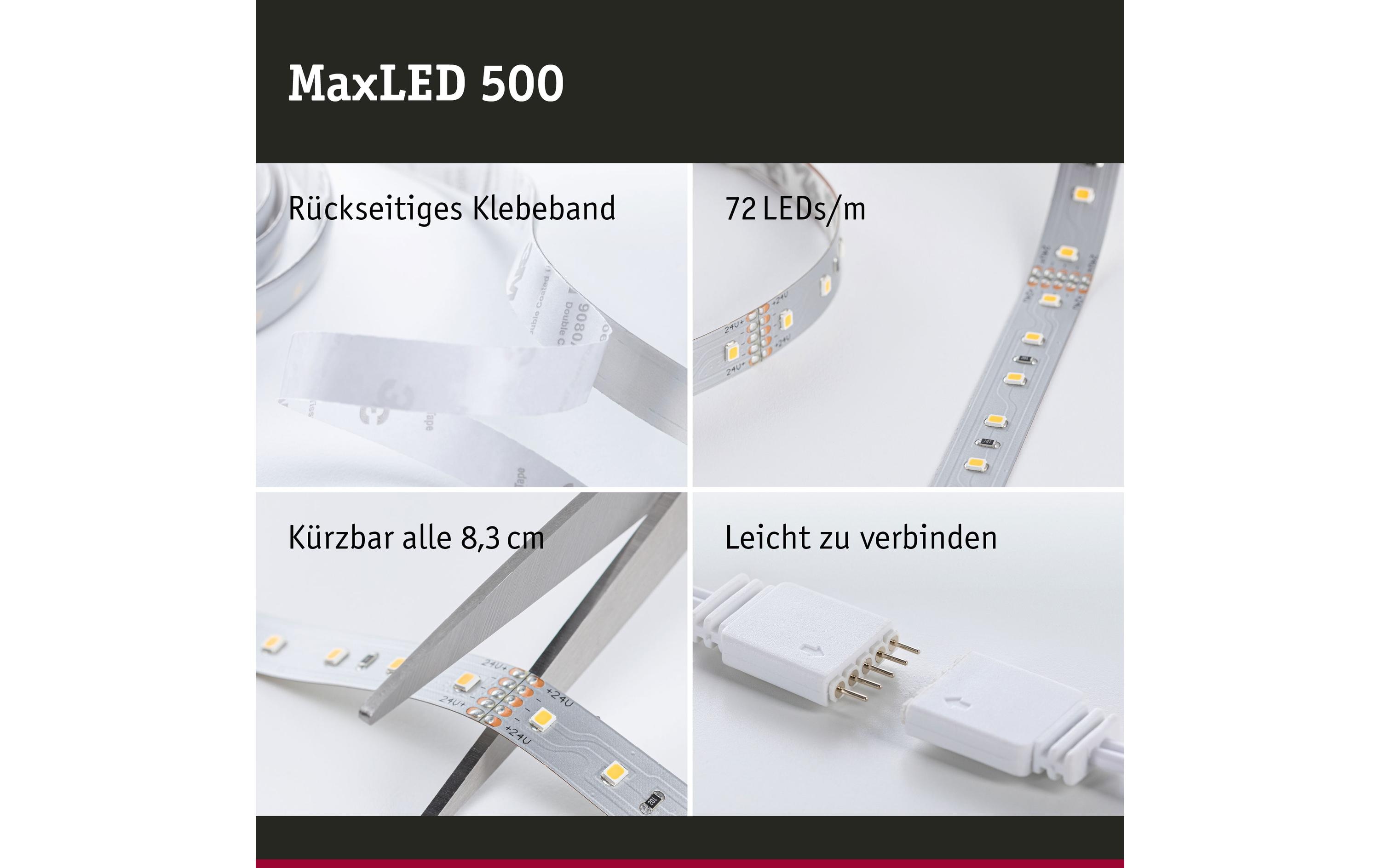 Paulmann MaxLED 500 LED Strip RGBW inkl. Adapterkabel 10 m