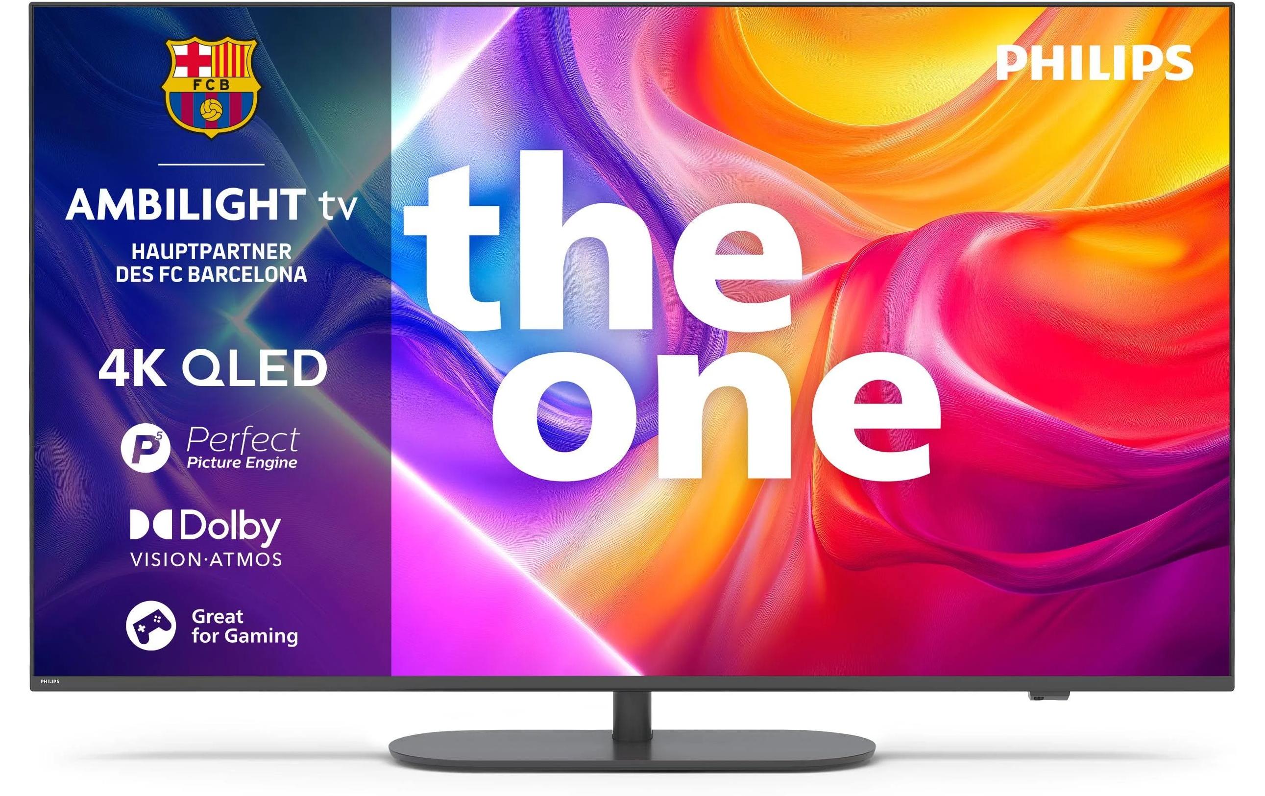 Philips TV 50PUS9000/12 The One 50 4K QLED Ambilight TV, 2025