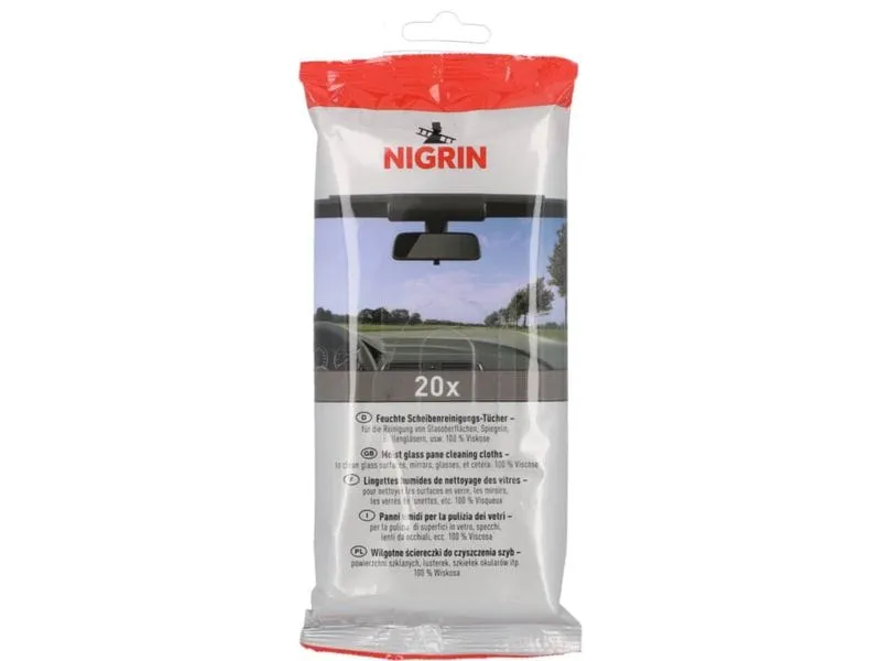Nigrin Scheibenreinigungs-Tücher 20 Stück Nigrin Scheibenreinigungs-Tücher 20 Stück