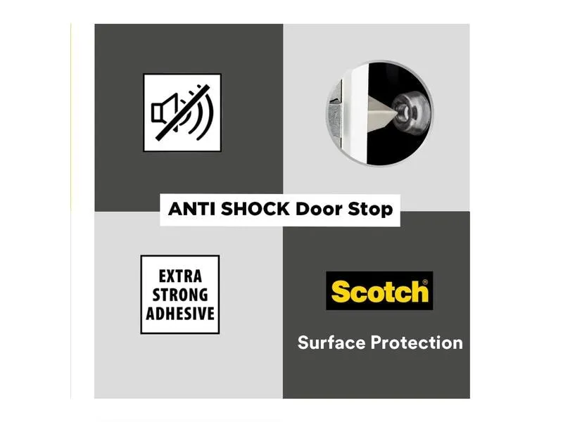 3M Schutzpuffer Anti Shock, Ø 22 mm, Transparent, 4er Pack 3M Schutzpuffer Anti Shock, Ø 22 mm, Transparent, 4er Pack