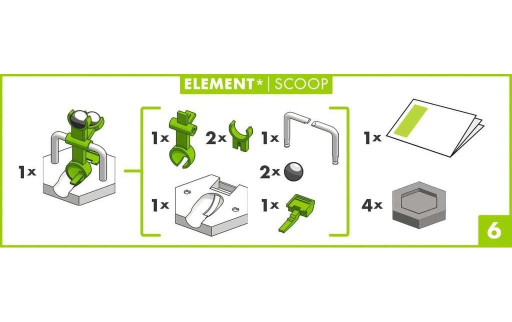 Ravensburger Kugelbahn Zubehör GraviTrax Element Scoop Ravensburger Kugelbahn Zubehör GraviTrax Element Scoop
