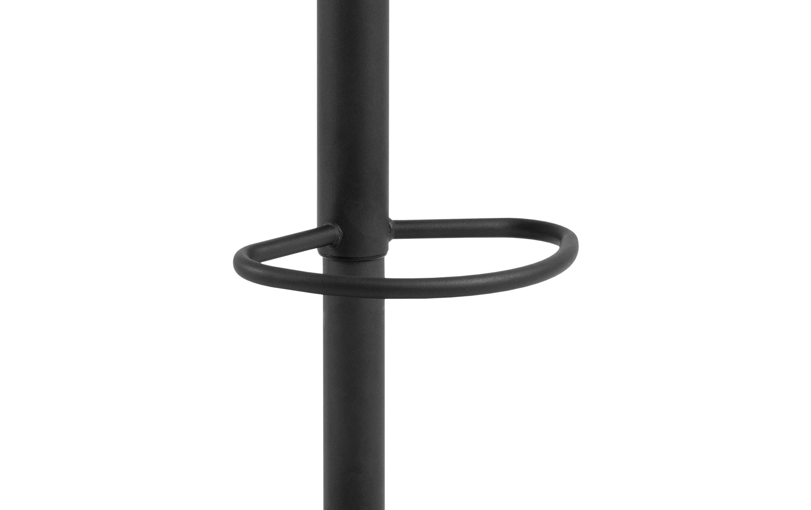 AC Design Barhocker Flynn, 2 Stück, 44 x 107 cm, Dunkelgrau