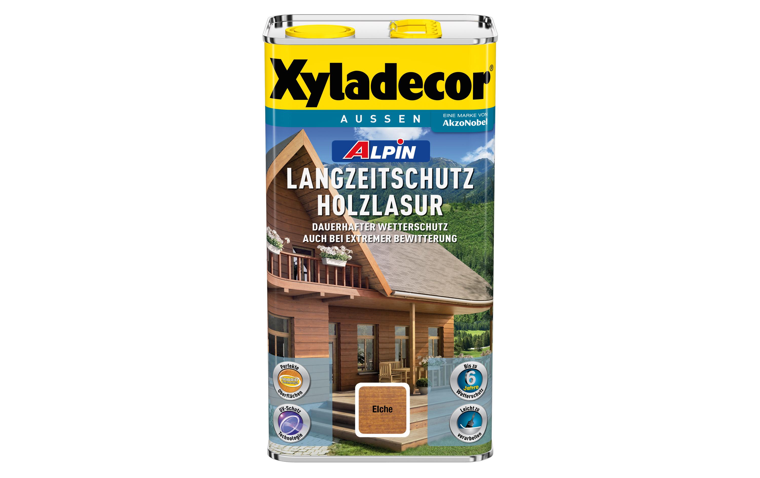 Xyladecor Holzlasur Alpin Langzeitschutz, Eiche, 5 L