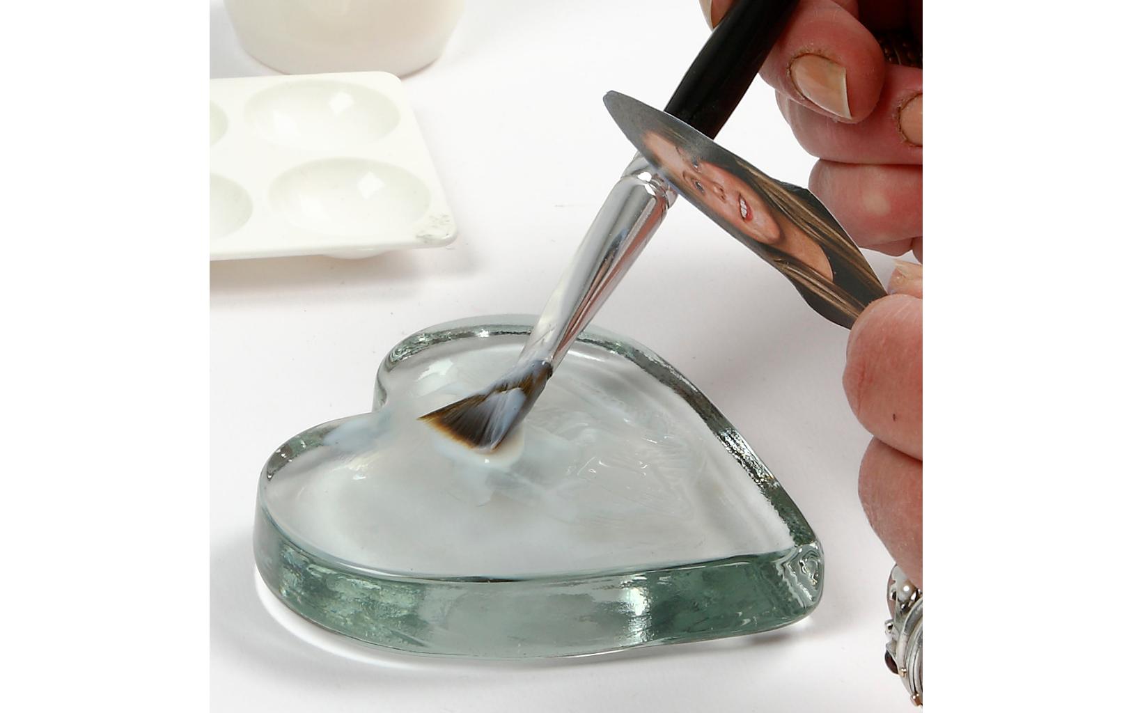 Creativ Company Glasherz 10 x 9 cm, 1 Stück