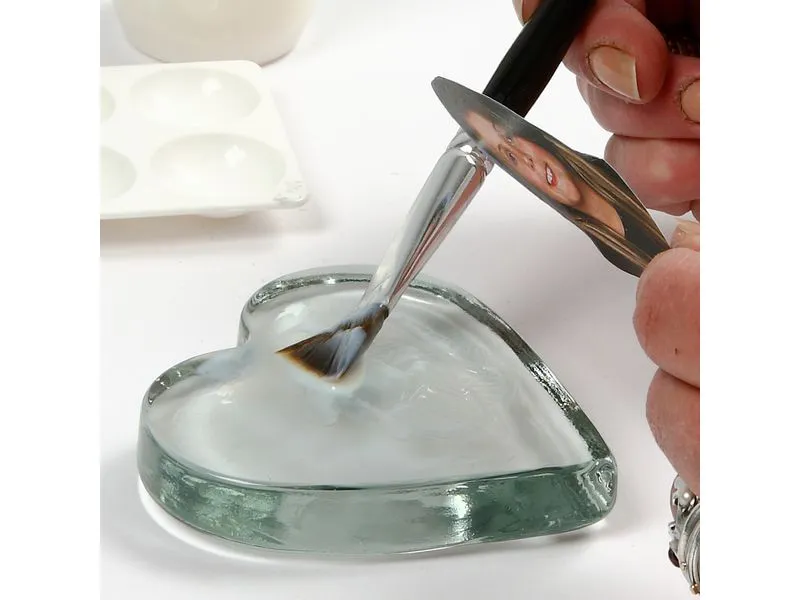 Creativ Company Glasherz 10 x 9 cm, 1 Stück