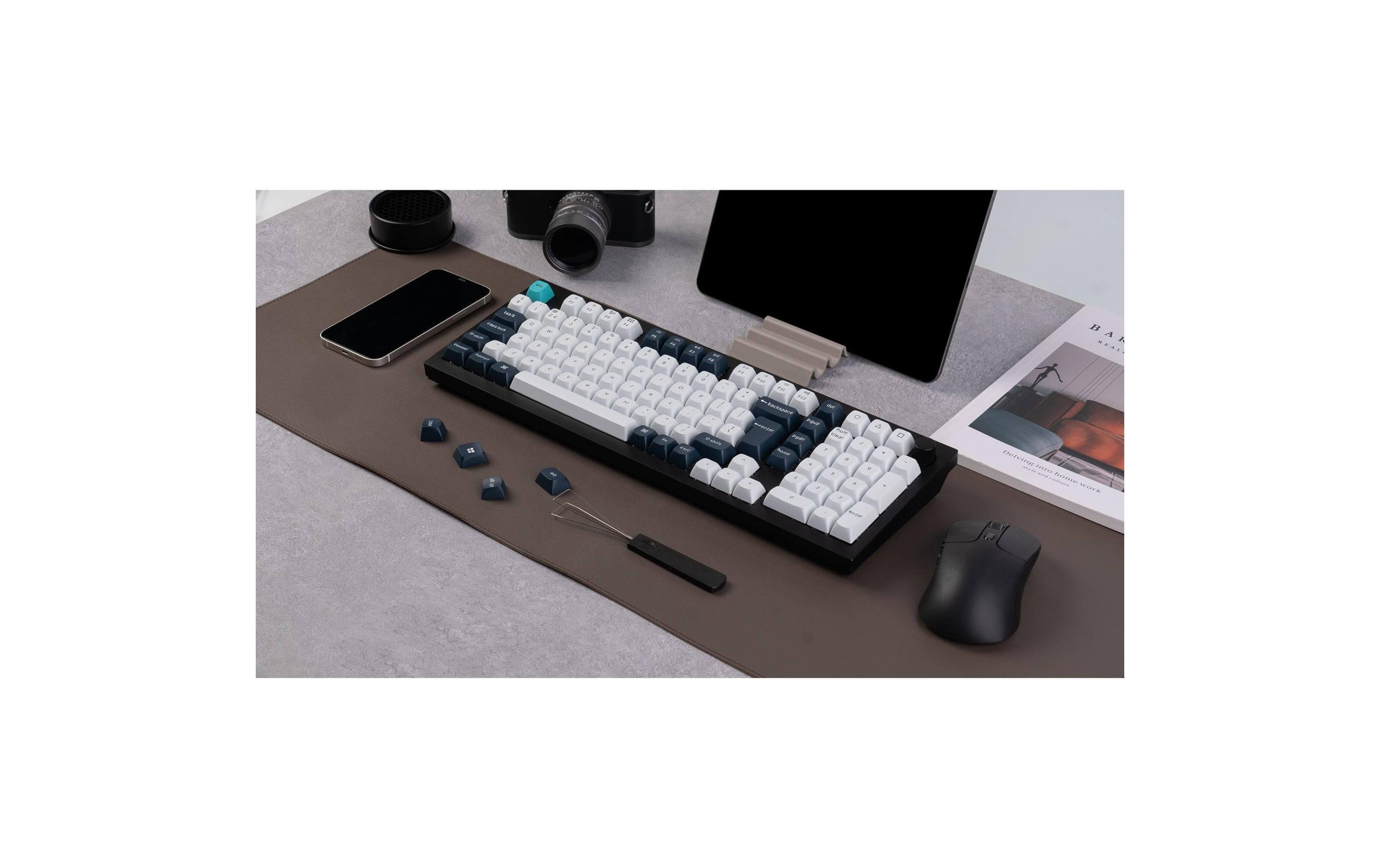 Keychron Gaming-Tastatur Q5 Max Black QMK Brown Switch