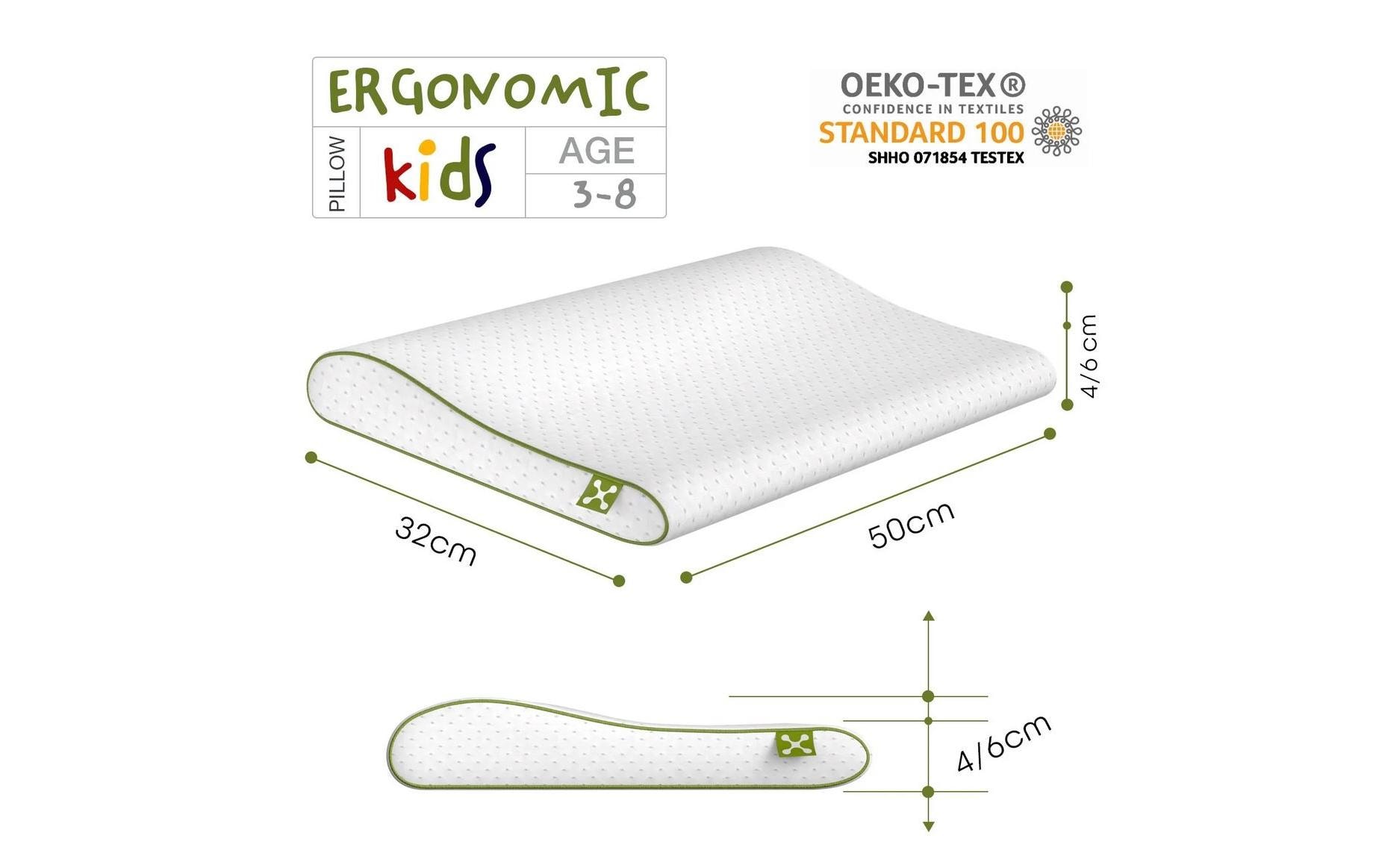 Smartsleep Kissen Kids Ergonomic 50 x 32 cm
