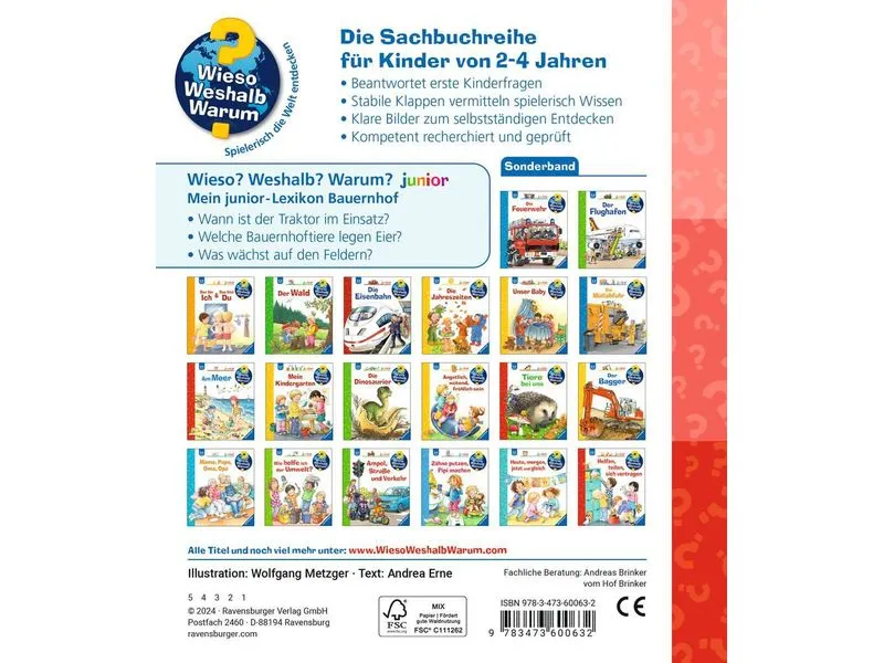 Ravensburger Kinder-Sachbuch WWW: Mein junior-Lexikon: Bauernhof