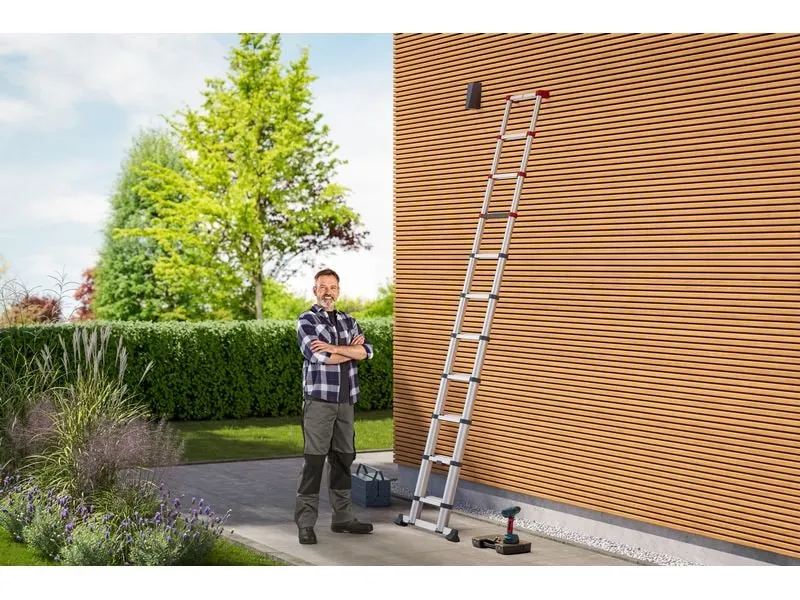 Hailo Flexline Teleskopleiter T100 11 Stufen