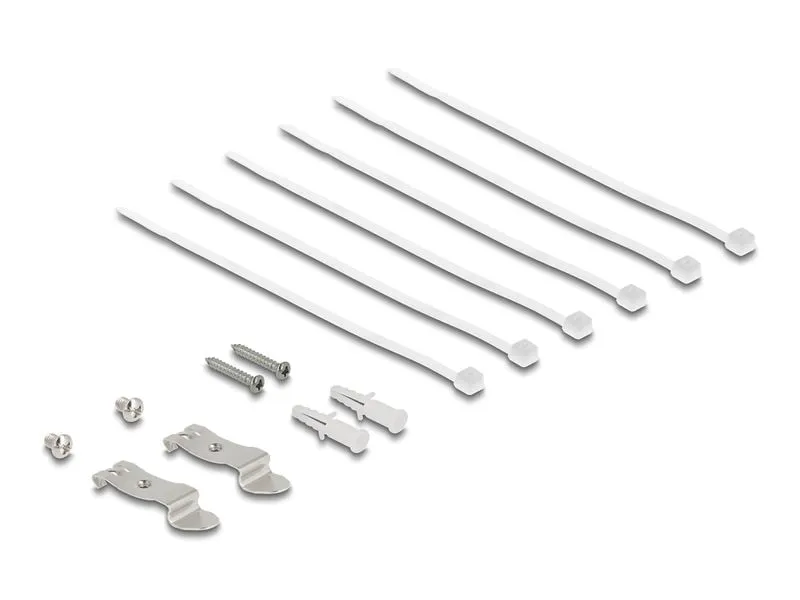 Delock Patchpanel 6-Port Desktop/DIN-Rail/Wand