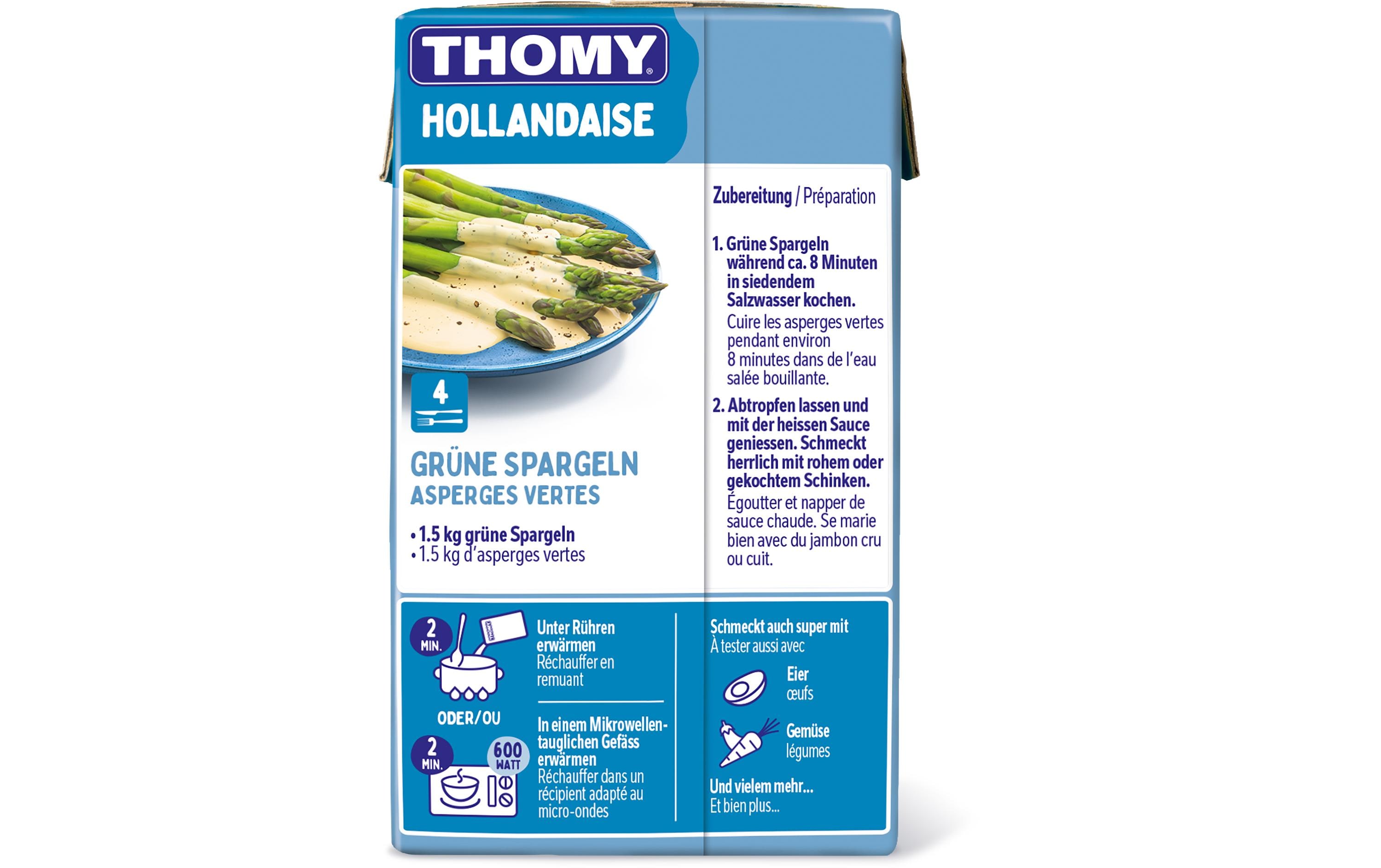 Thomy Hollandaise Sauce 250 ml Thomy Hollandaise Sauce 250 ml