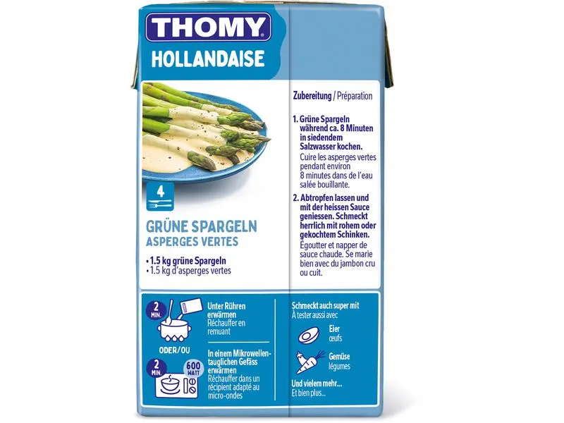 Thomy Hollandaise Sauce 250 ml Thomy Hollandaise Sauce 250 ml