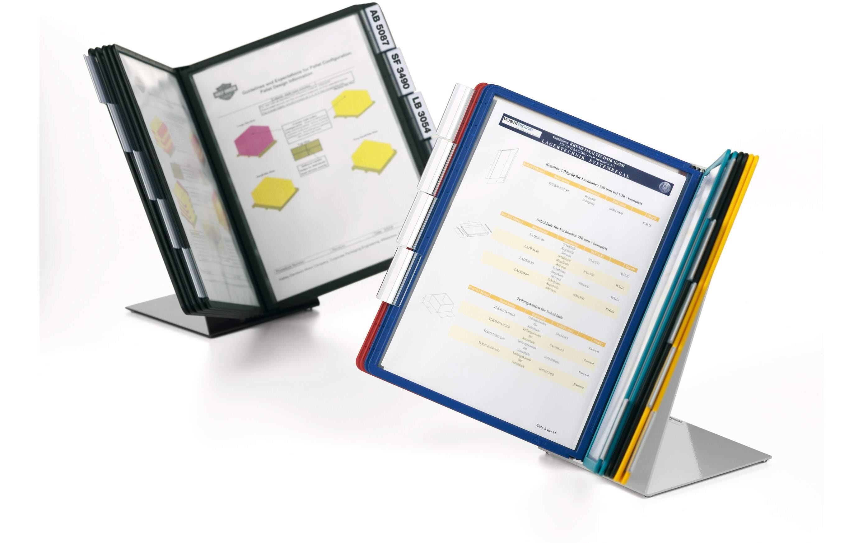 DURABLE Reiter Transparent, 10 Stück DURABLE Reiter Transparent, 10 Stück