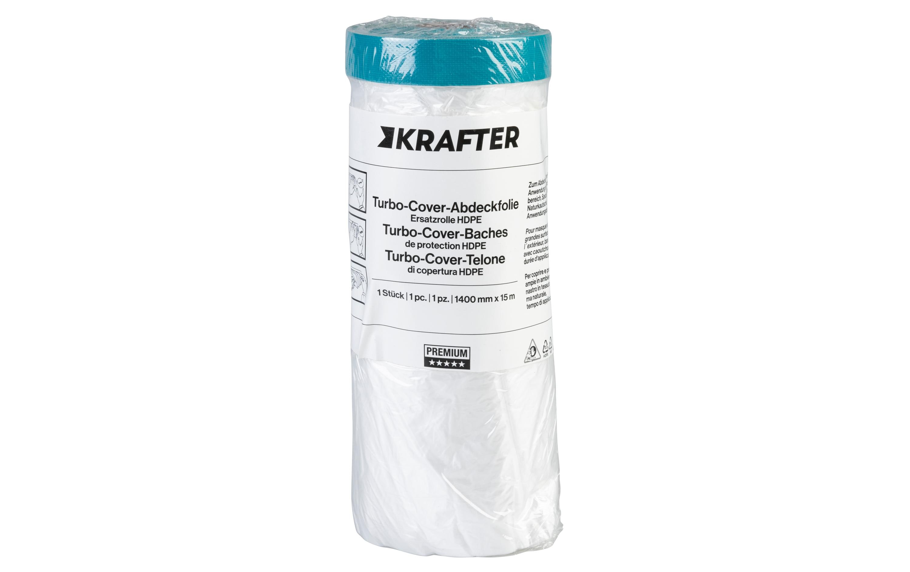 Krafter Abdeckfolie Turbo Cover PREMIUM 140 cm x 15 m