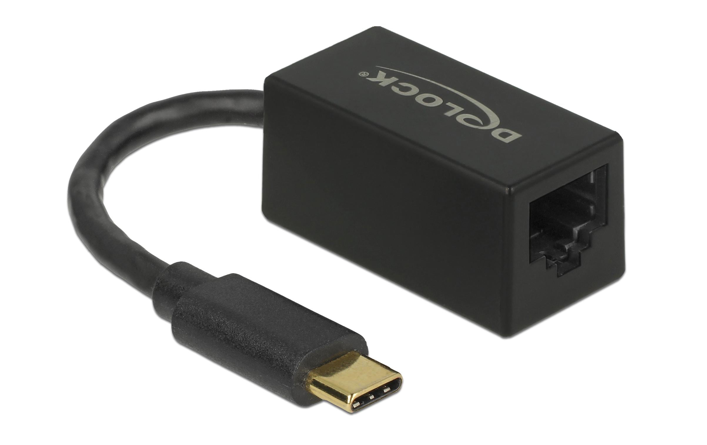 Delock Netzwerk-Adapter 1 Gbps USB Typ-C Delock Netzwerk-Adapter 1 Gbps USB Typ-C