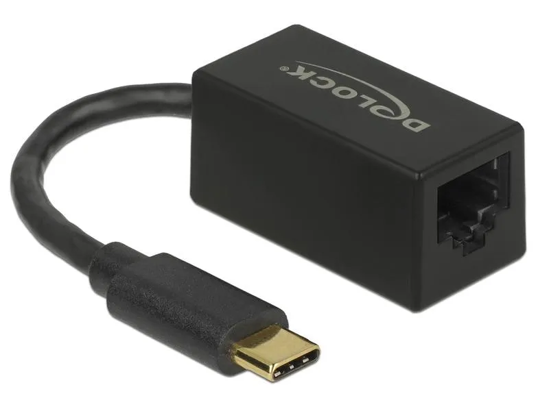 Delock Netzwerk-Adapter 1 Gbps USB Typ-C Delock Netzwerk-Adapter 1 Gbps USB Typ-C