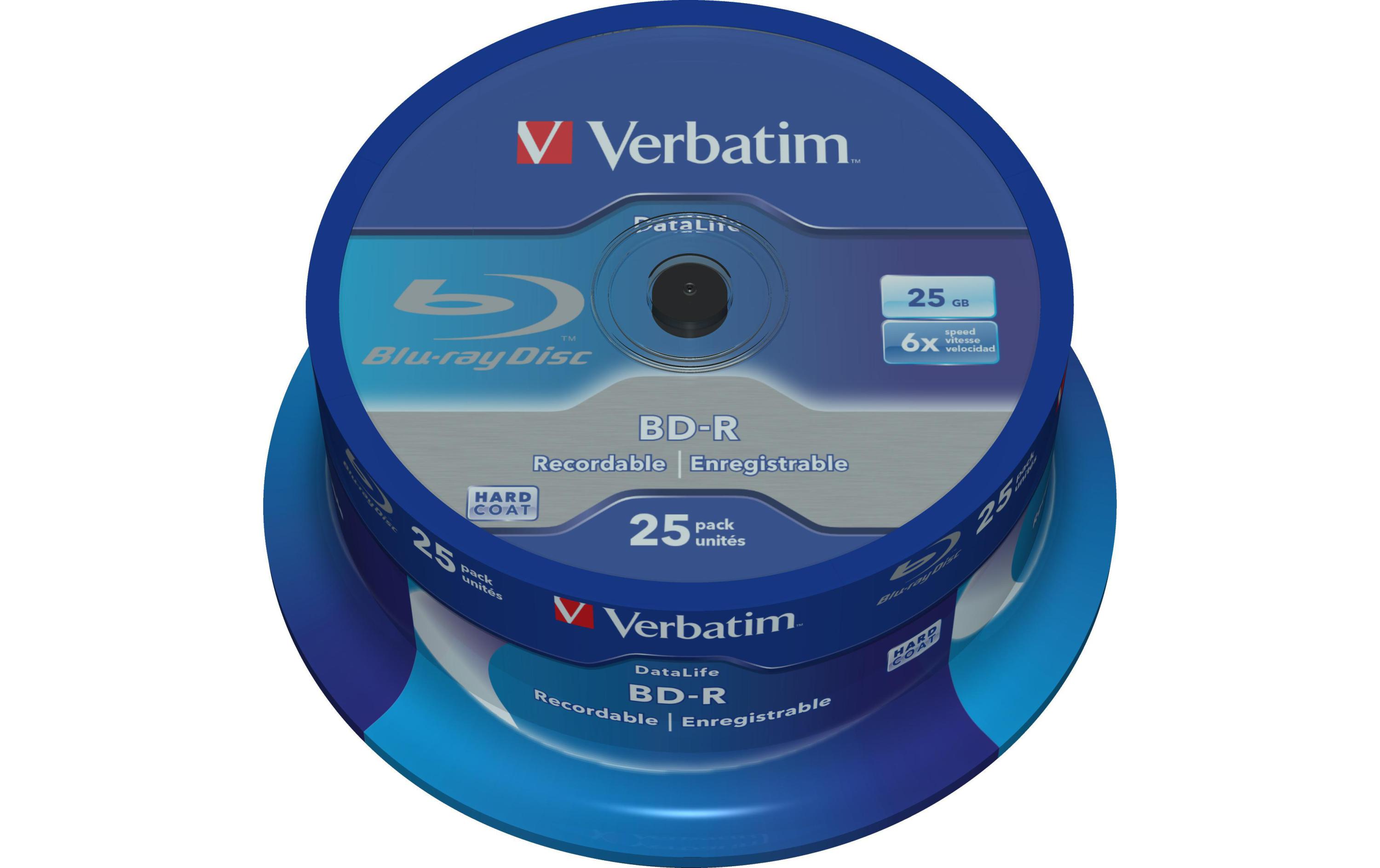 Verbatim BD-R 25 GB, Spindel (25 Stück) Verbatim BD-R 25 GB, Spindel (25 Stück)
