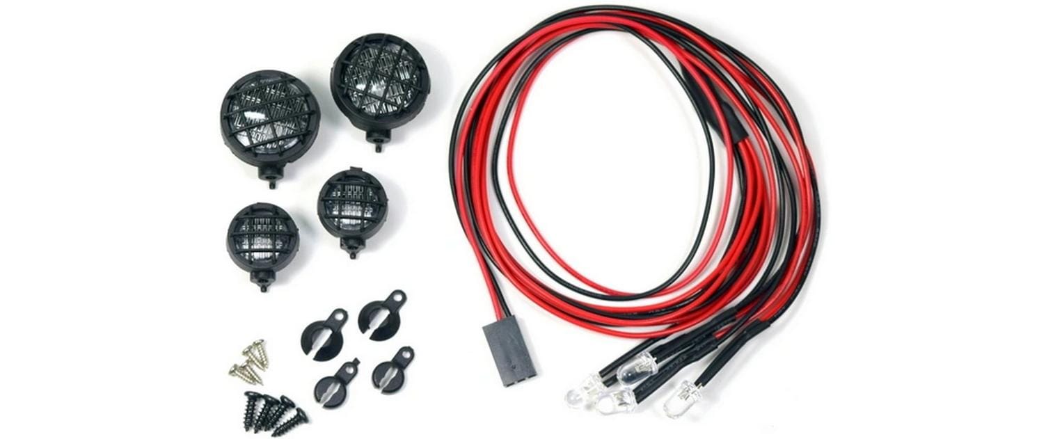 Absima 1:10 LED Rally-Scheinwerferset rund (4)