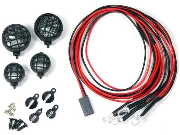 Absima 1:10 LED Rally-Scheinwerferset rund (4) Absima 1:10 LED Rally-Scheinwerferset rund (4)