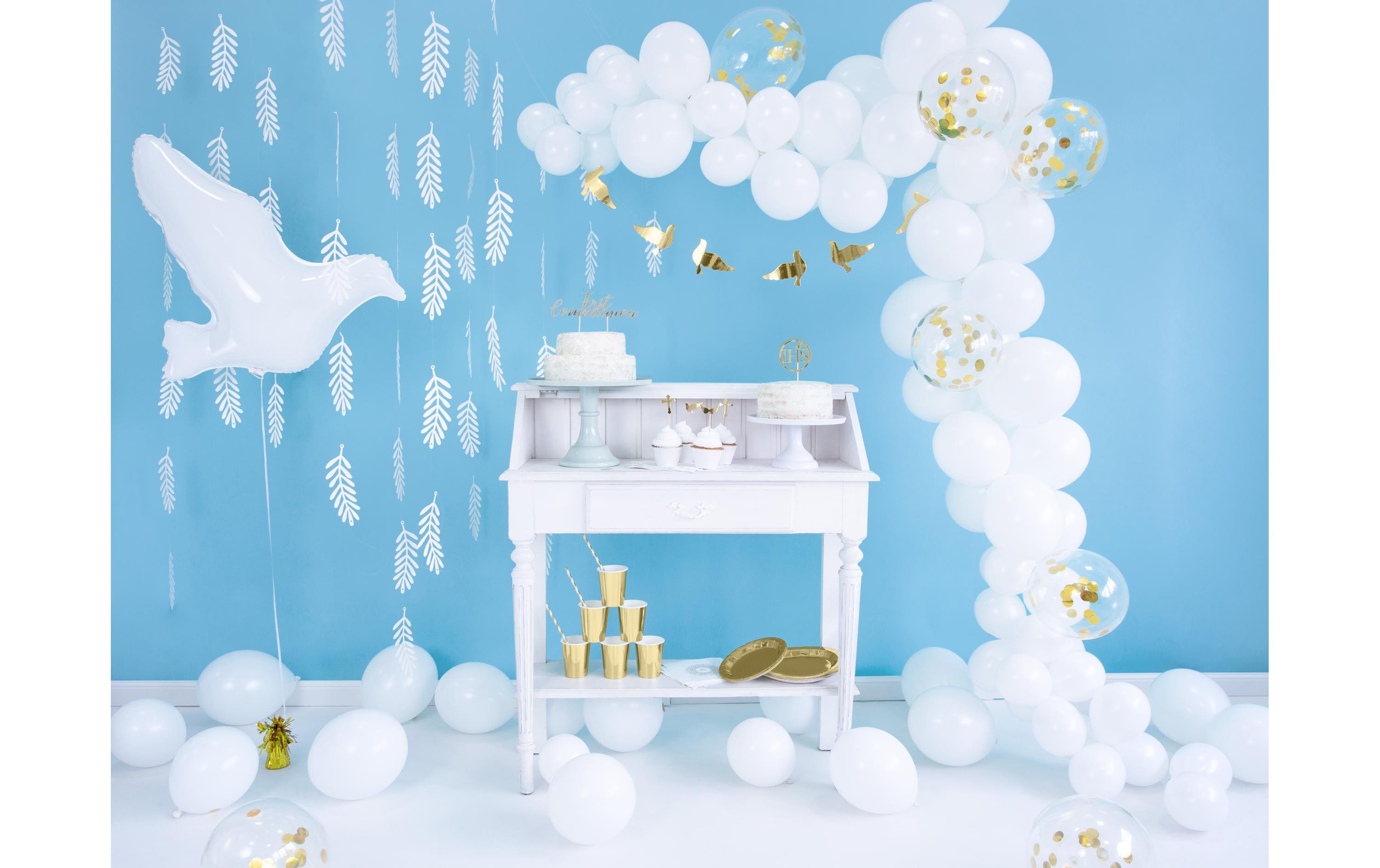 Partydeco Streudeko Kreise Gold